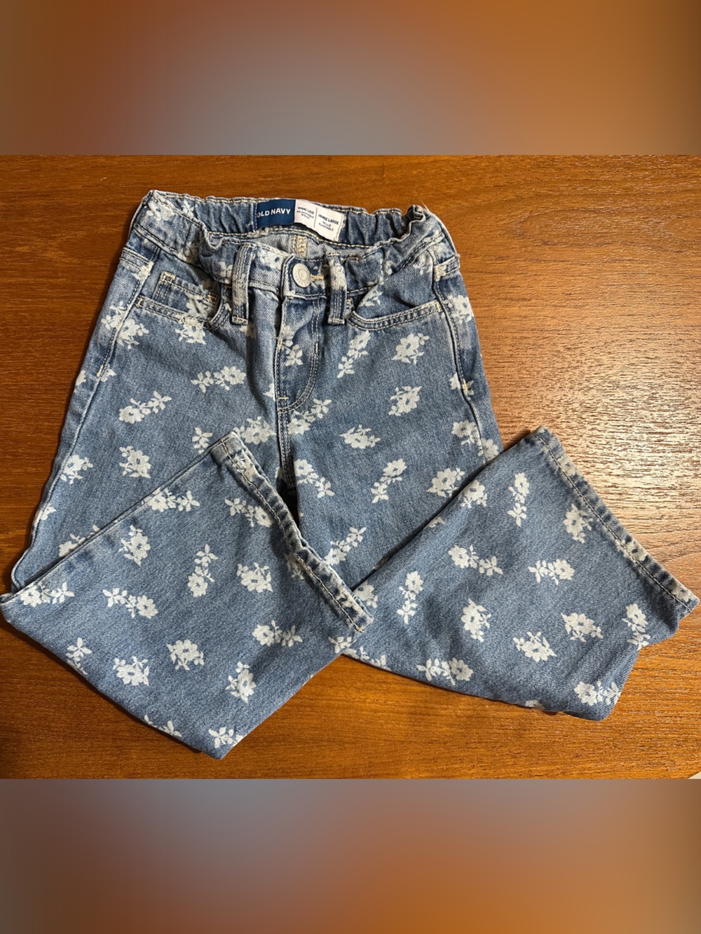 Old Navy kids Floral Print Jeans 3T